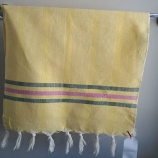 yellow Hand Made Towel