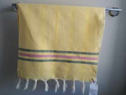 yellow Hand Made Towel