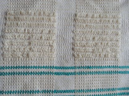 White Hand Made Towel - Image 2