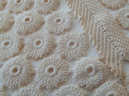 Rounded Crochet  coffee Table cover, set of 3 - Image 5