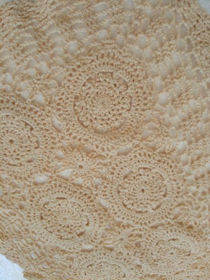 Crochet Coffee Table Cover, Set of 3, Rectangle - Image 4