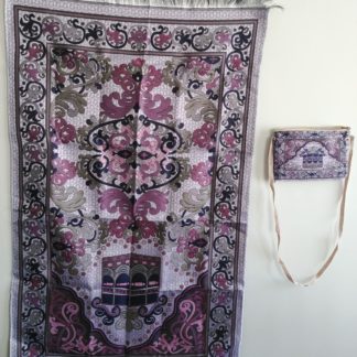 Small Lightweight Praying Carpet with Bag